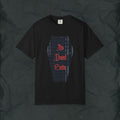 No Dead Code Programmer Shirt, Gothic Coding T-Shirt, Punch Card Coffin Design Tee